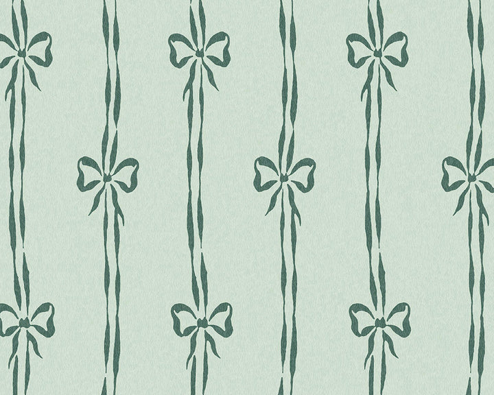 Woodchip & Magnolia Bow Peep Wallpaper