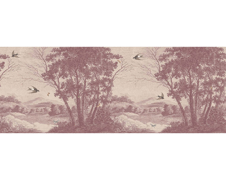Woodchip & Magnolia Zephyr Mural Wallpaper