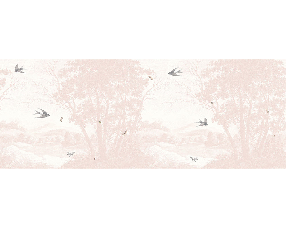 Woodchip & Magnolia Zephyr Mural Wallpaper