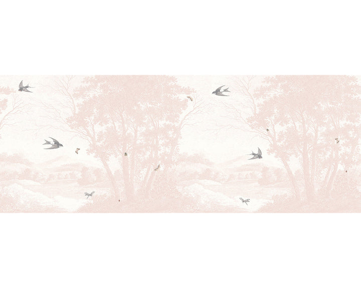 Woodchip & Magnolia Zephyr Mural Wallpaper