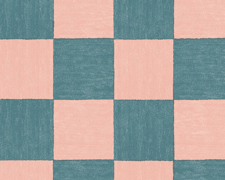 Woodchip & Magnolia Battenberg Wallpaper
