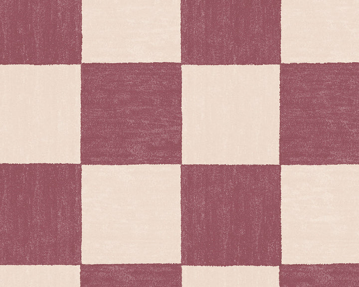 Woodchip & Magnolia Battenberg Wallpaper