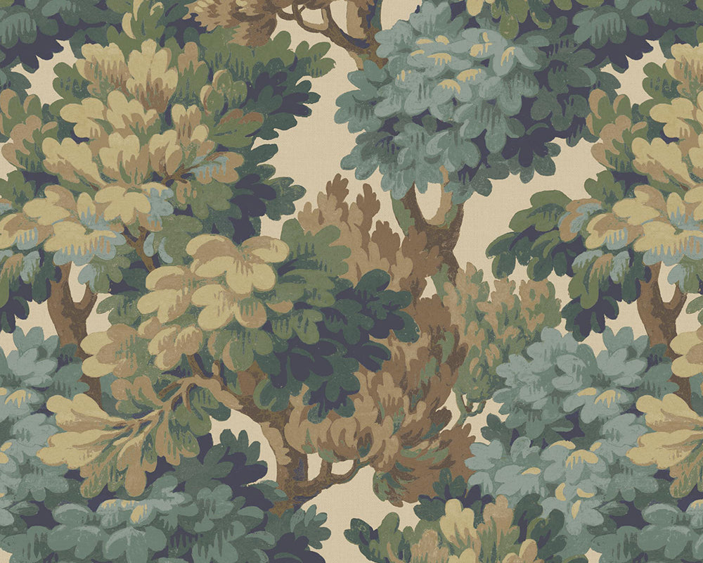 Woodchip & Magnolia Ennerdale Wallpaper in Forest Green