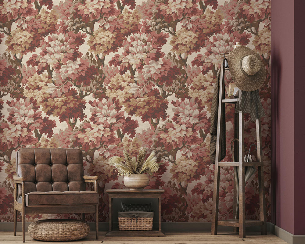 Woodchip & Magnolia Ennerdale Wallpaper in a living space