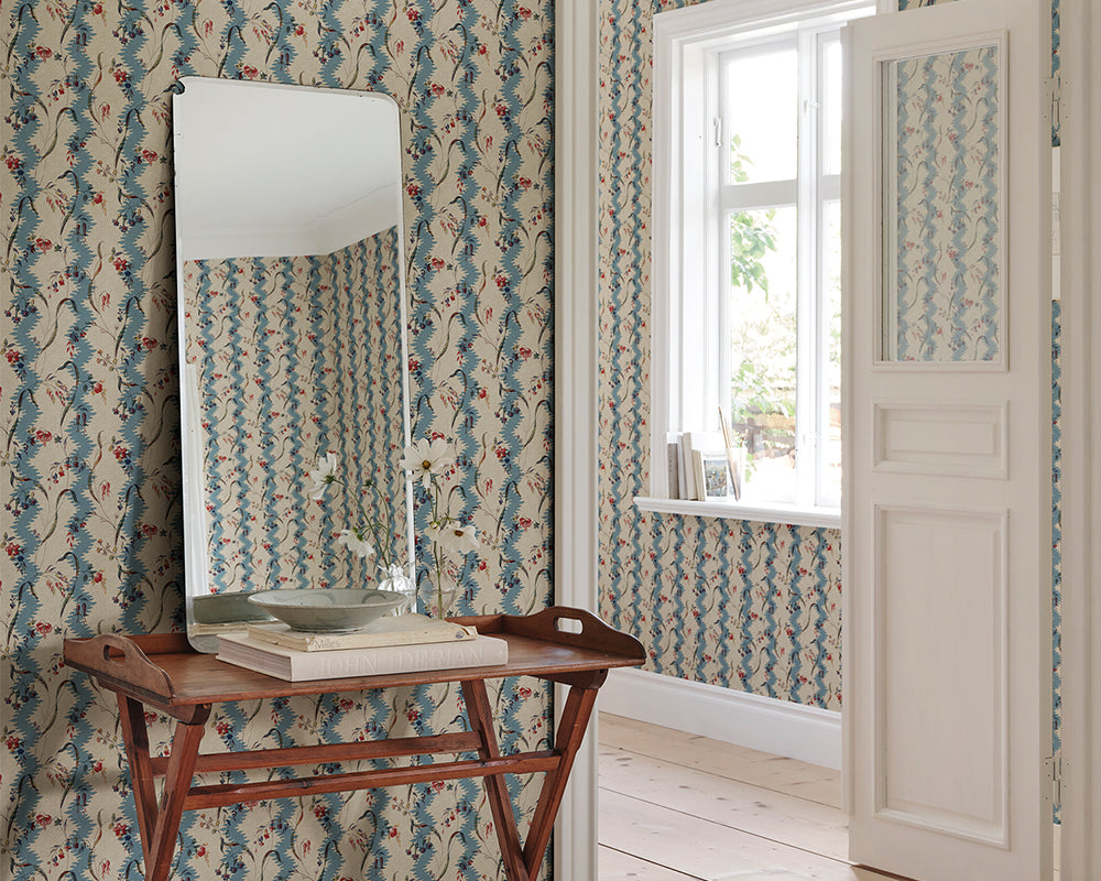 Sandberg Beatrice Mural Wallpaper in a living space