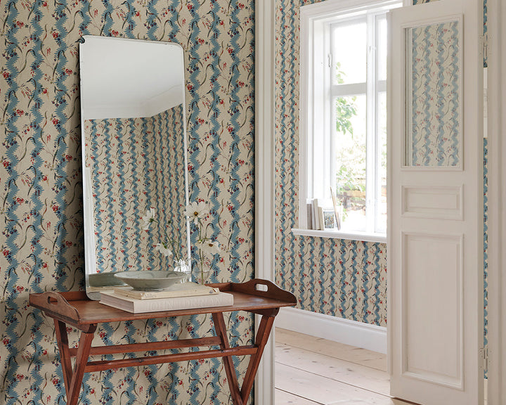Sandberg Beatrice Mural Wallpaper in a living space