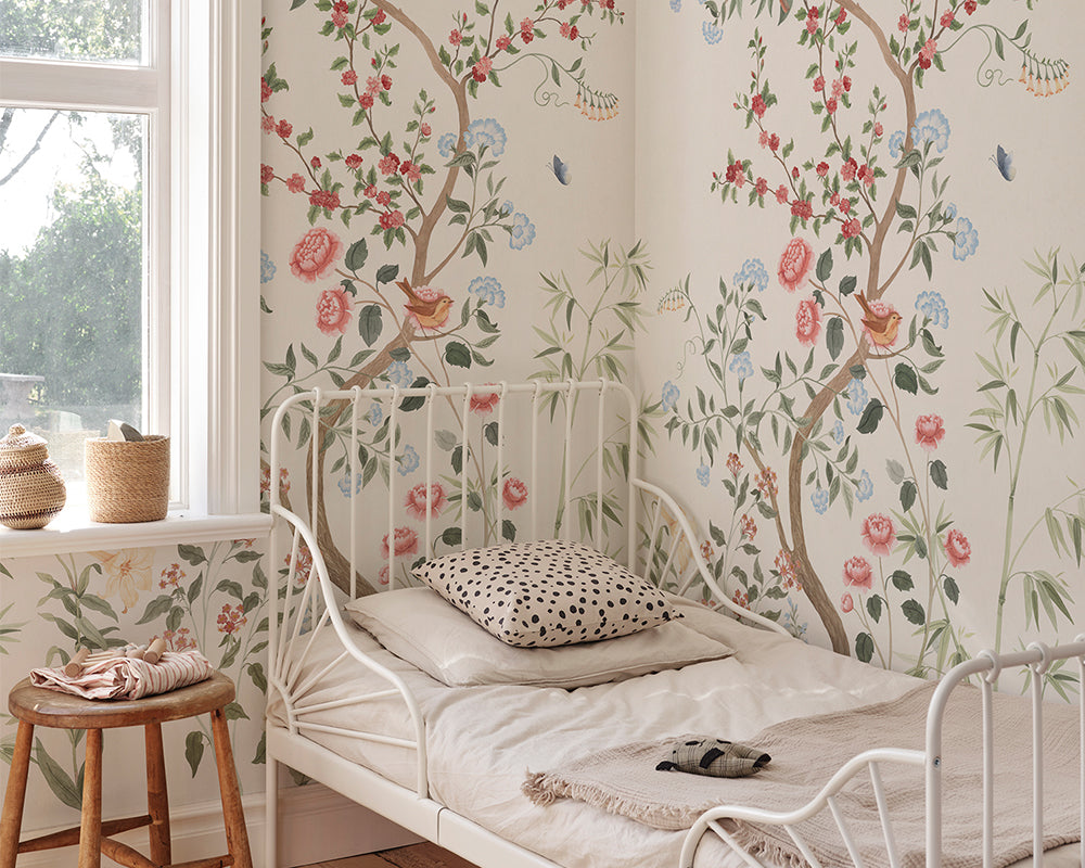 Sandberg Eleonora Mural Wallpaper in a kid's room