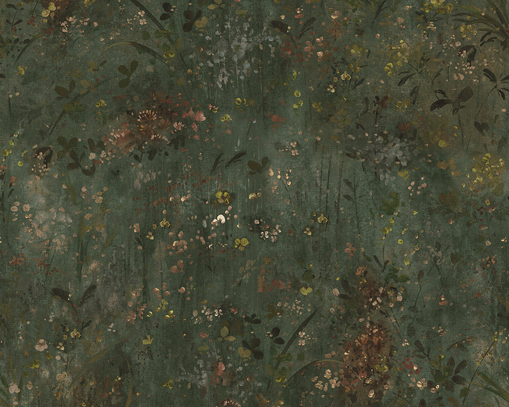 Sandberg Juni Mural Wallpaper in Green