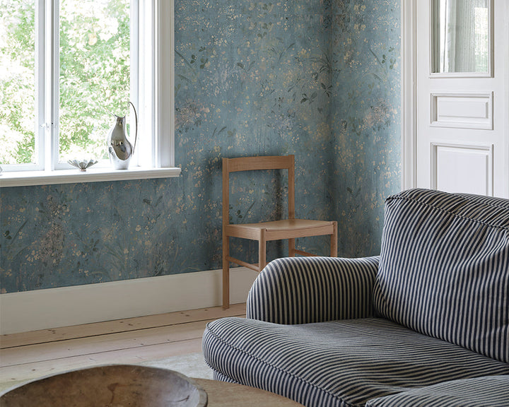 Sandberg Juni Mural Wallpaper in a living room