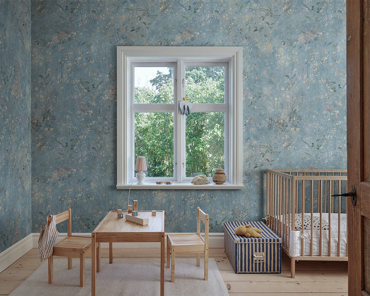 Sandberg Juni Mural Wallpaper in a nursery