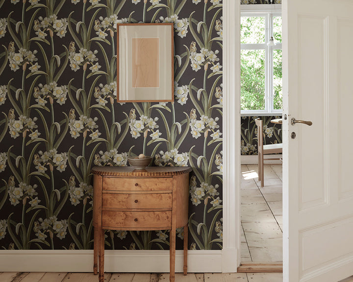Sandberg Lilian Mural Wallpaper in a living space