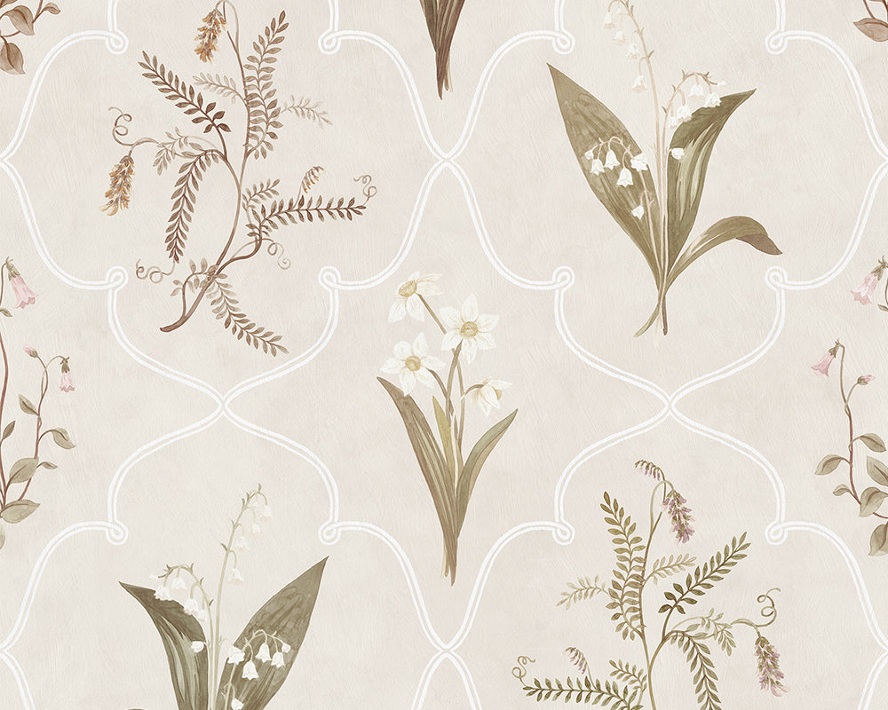 Sandberg Louise Mural Wallpaper