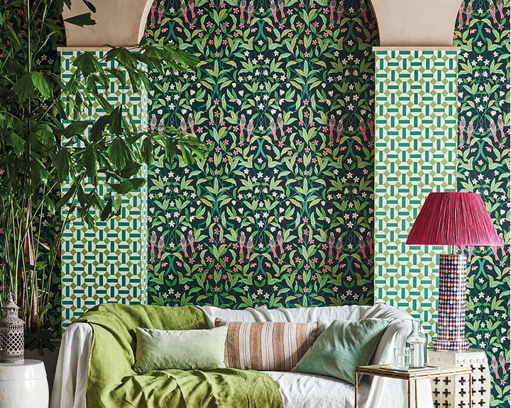 Cole & Son Jasmine & Serin Symphony Wallpaper Room Set