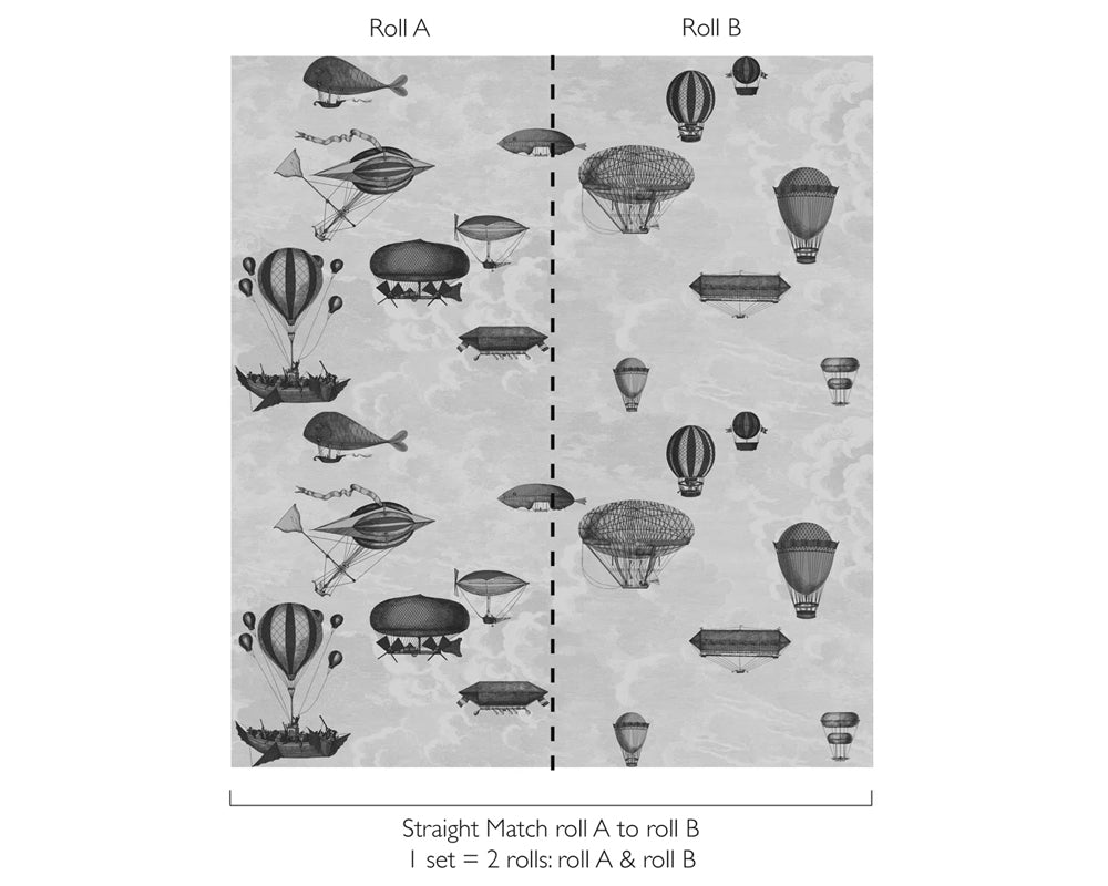 Cole & Son Macchine Volanti Wallpaper display