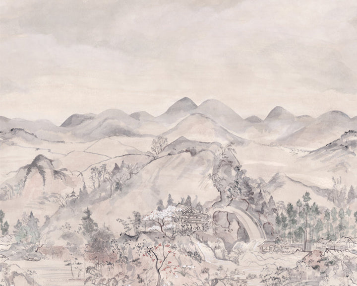 Cole & Son Japanese Chinoiserie in Pink Opal