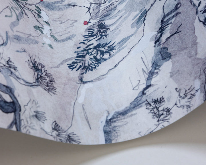 Cole & Son Japanese Chinoiserie Wave in Pink Opal