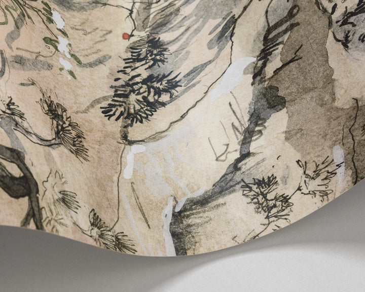 Cole & Son Japanese Chinoiserie Wave in Antique