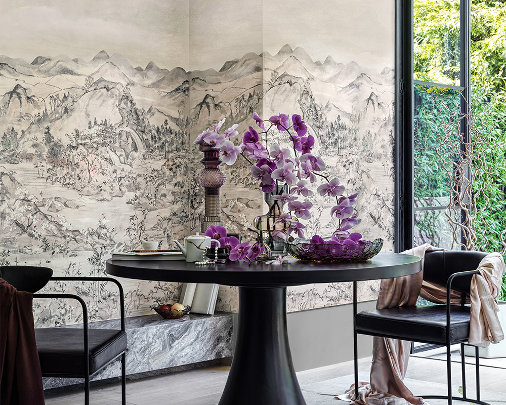 Cole & Son Japanese Chinoiserie in a living space