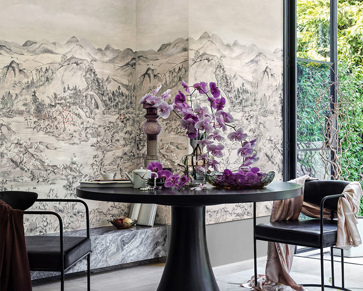 Cole & Son Japanese Chinoiserie in a living space