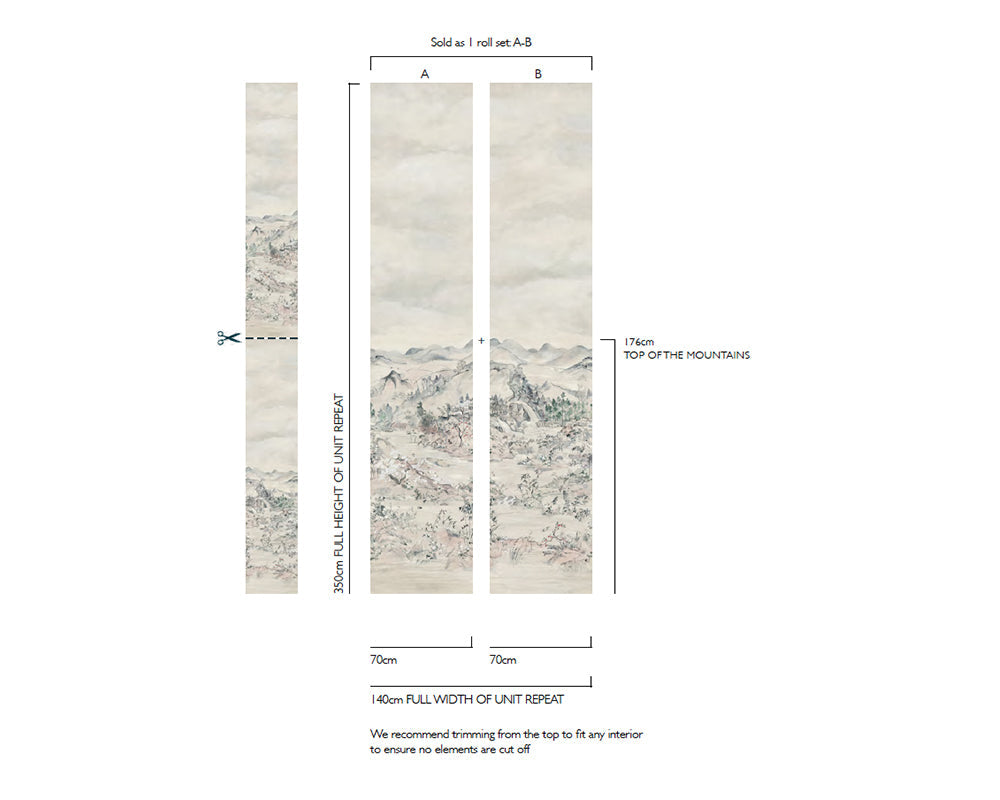 Cole & Son Japanese Chinoiserie Panels details