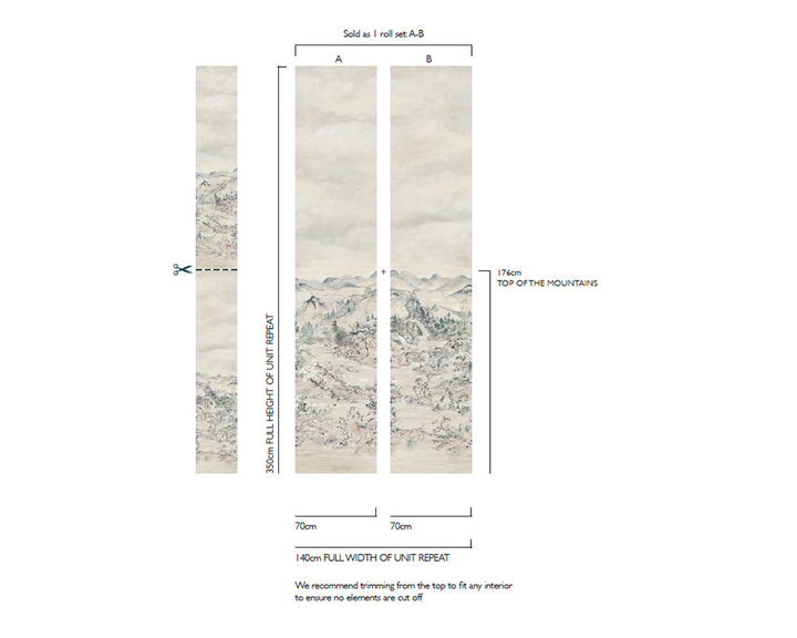 Cole & Son Japanese Chinoiserie Panels details