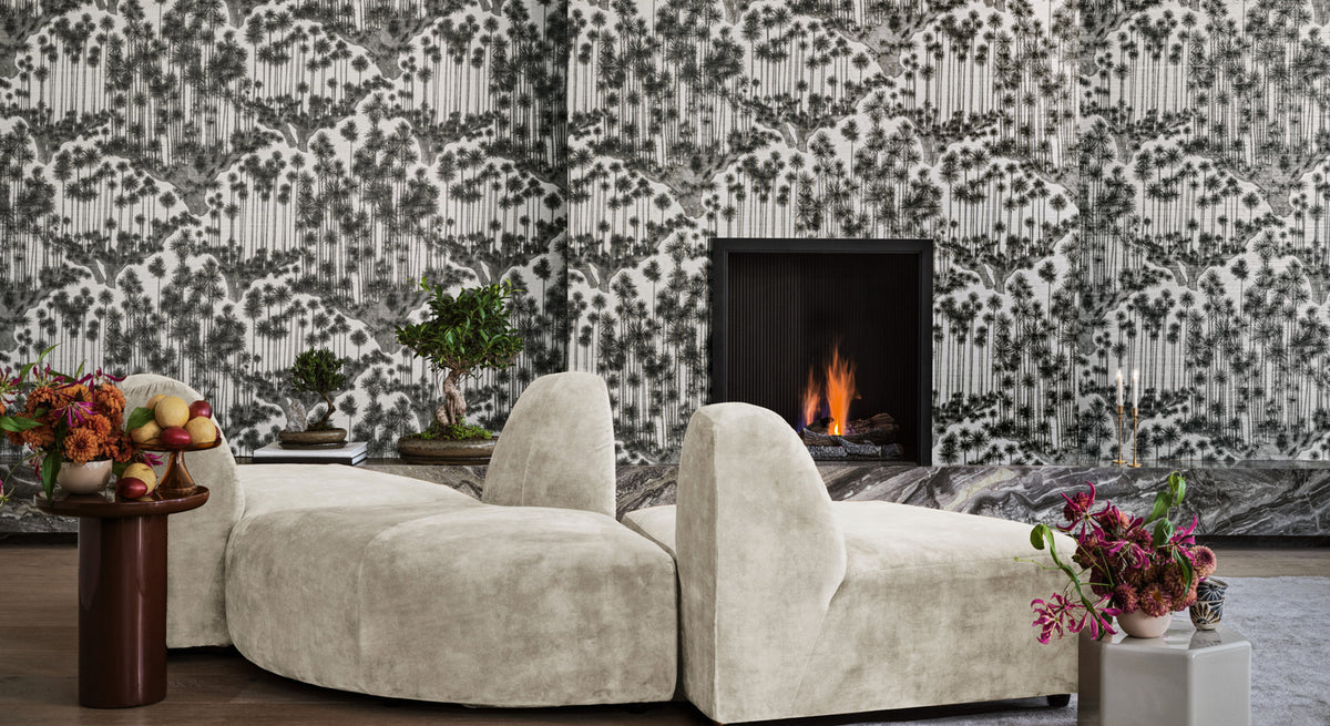 Cole & Son Japanese Chinoiserie Wallpaper - Grasscloth | Chapel Interiors