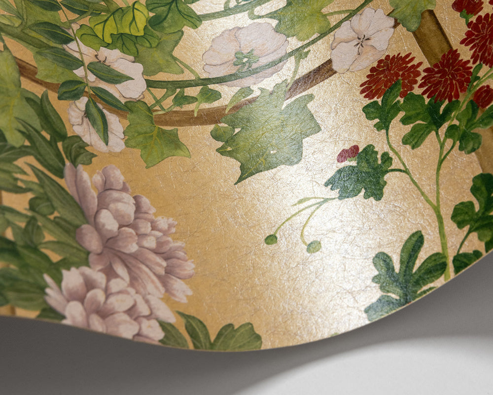 Cole & Son Scenic Flora wave in Gilded