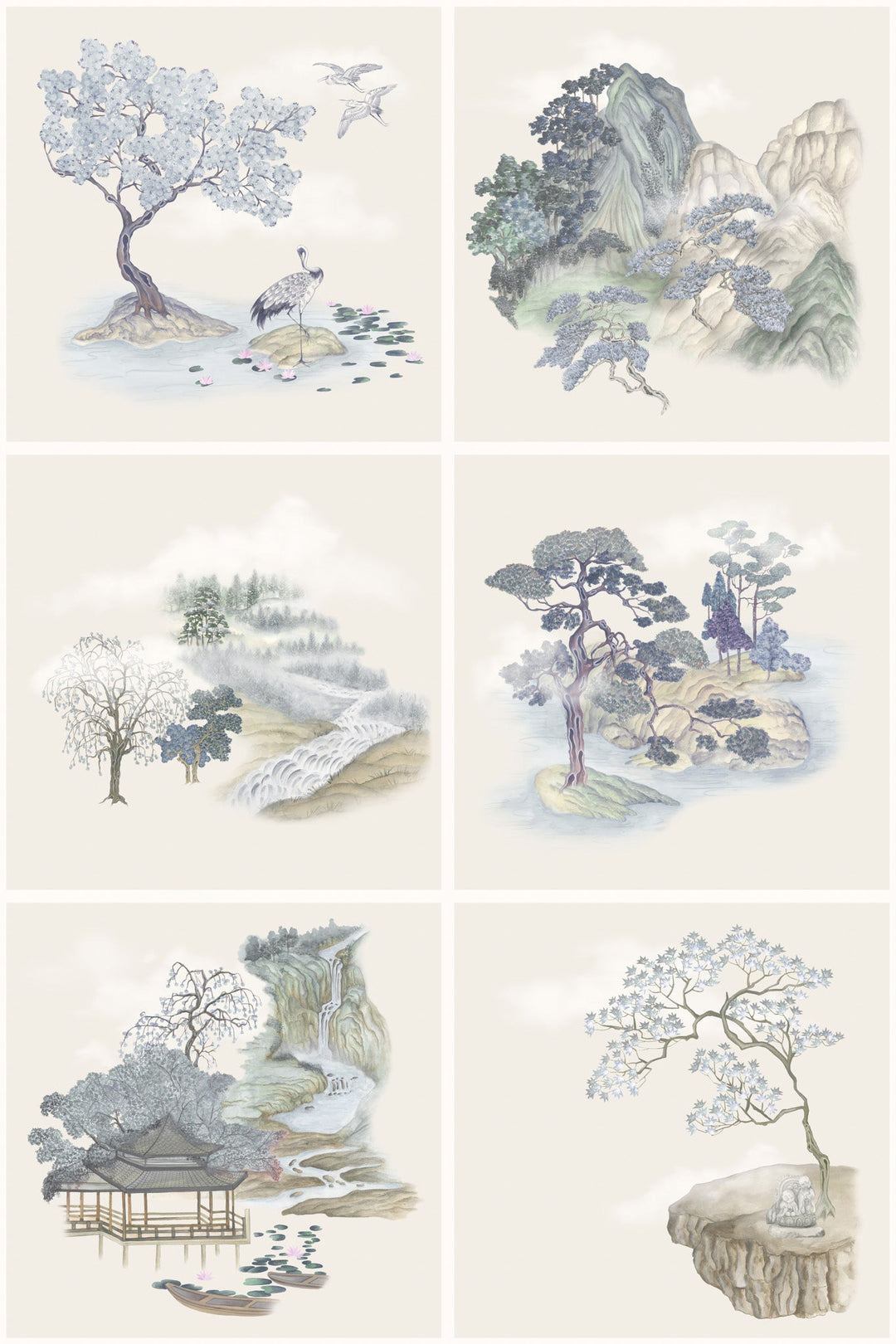 Cole & Son Tile Toile Wallpaper