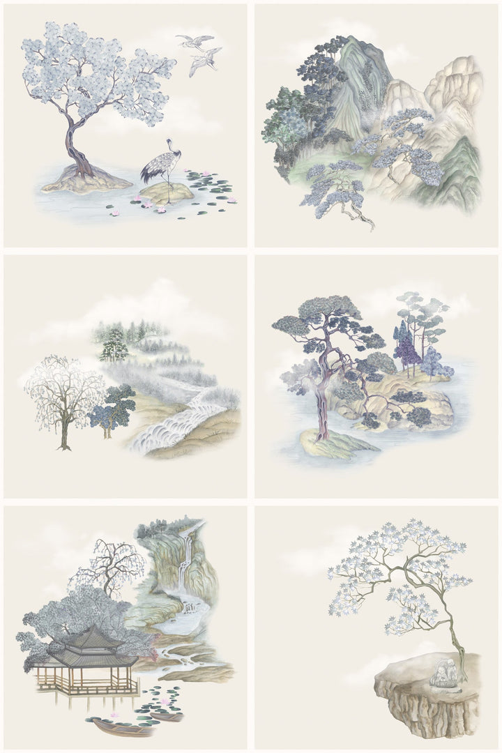 Cole & Son Tile Toile Wallpaper