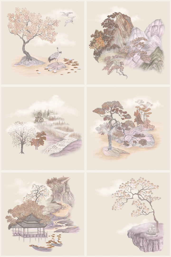 Cole & Son Tile Toile Wallpaper