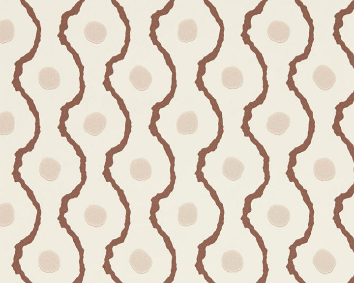 Harlequin x Henry Holland Connor Wallpaper in Chocolate/Dusk