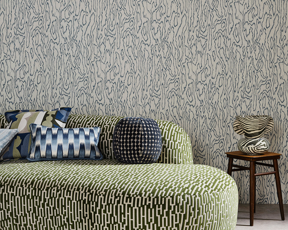 Harlequin Edenfield - Wide width Wallpaper in a living space