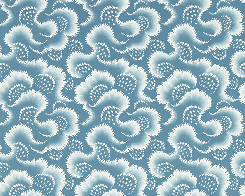Harlequin x Henry Holland Ludaix - Wide width Wallpaper in Pacific