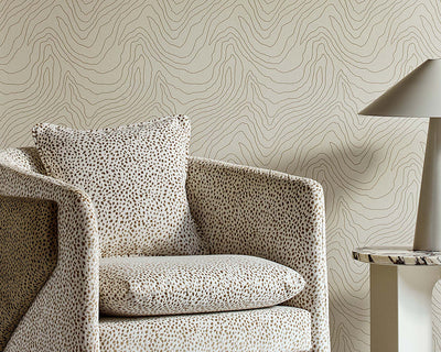 Harlequin Formation Wallpaper in a living room