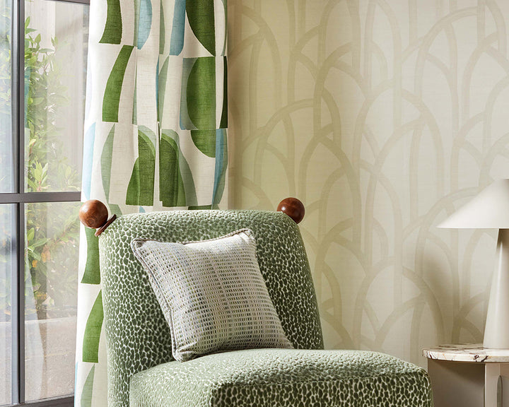 Harlequin Meso Wallpaper in a living room