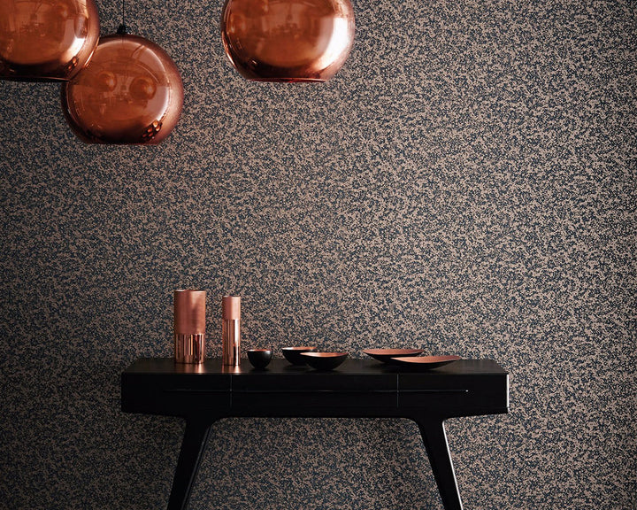 Harlequin Coral Wallpaper in a hallway