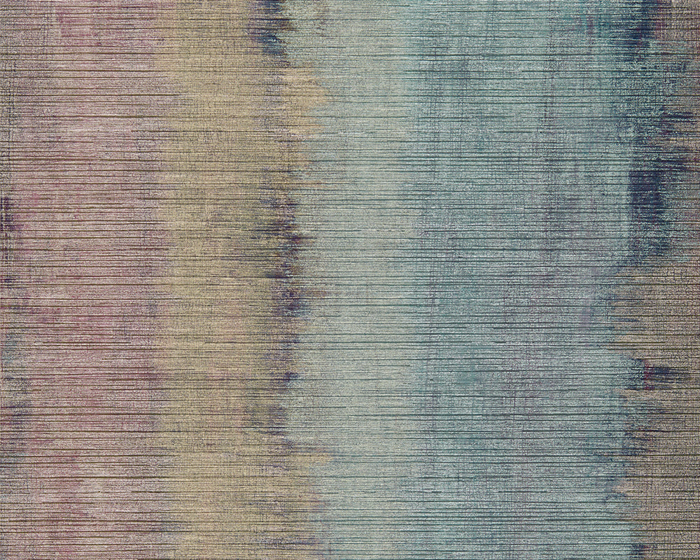 Harlequin Lustre Wallpaper in Amazonite/Rose Quartz