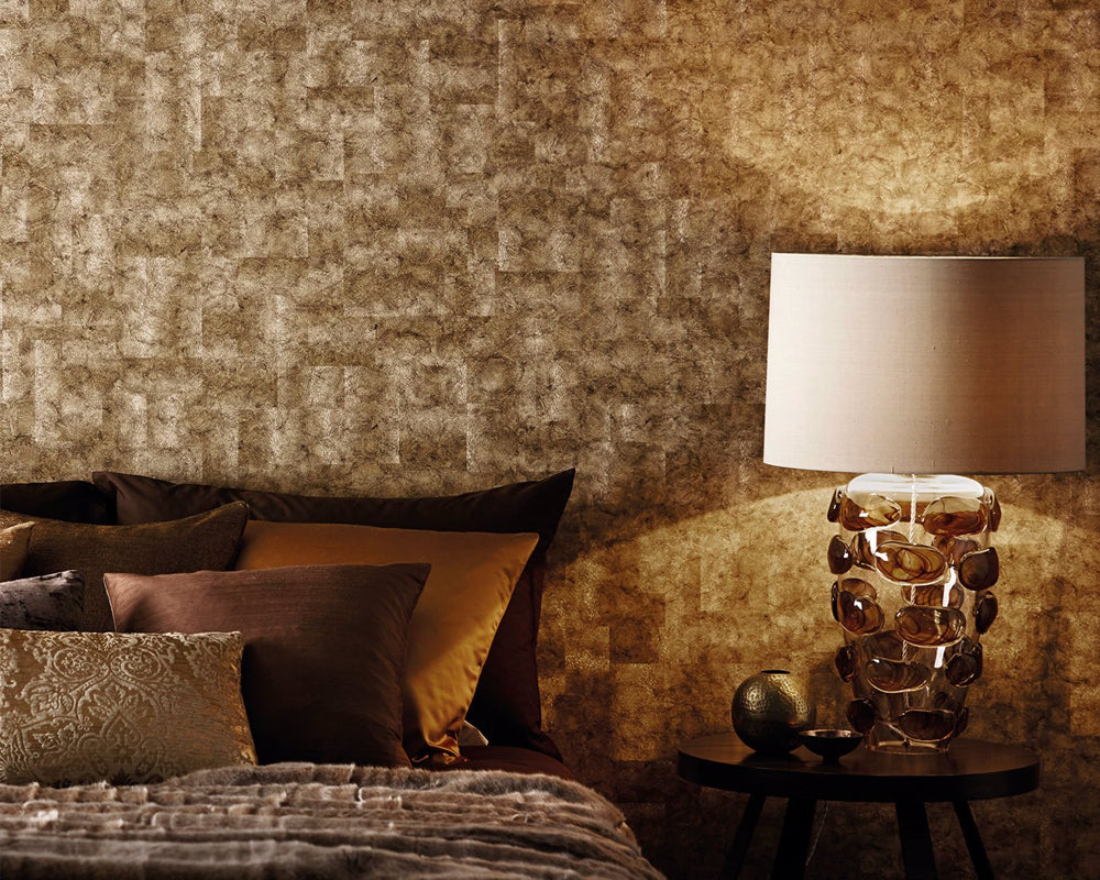 Harlequin Marble Wallpaper in a living room