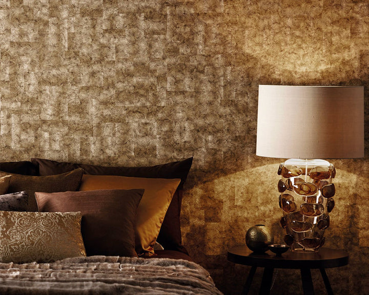 Harlequin Marble Wallpaper in a living room
