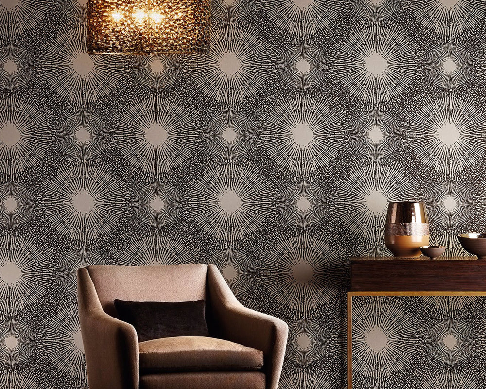 Harlequin Shore Wallpaper in a hallway