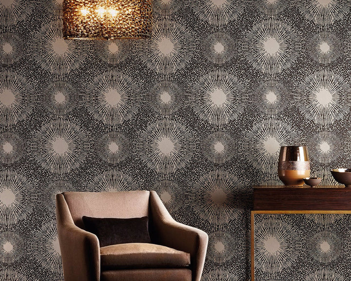 Harlequin Shore Wallpaper in a hallway