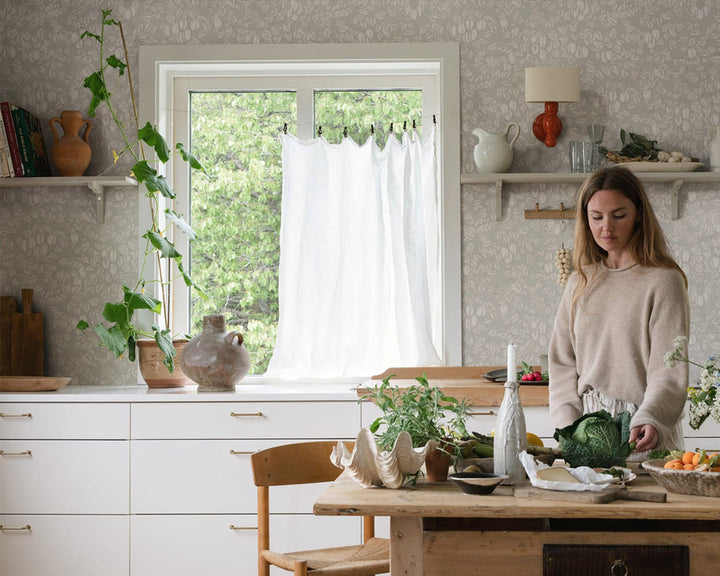 Sandberg Emrik Wallpaper in a kitchen