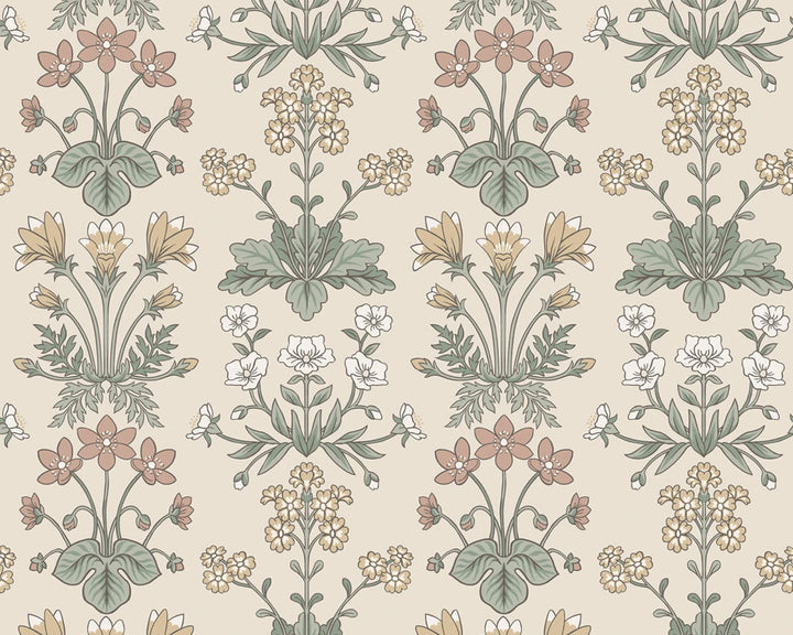 Sandberg Maj Wallpaper in Sandstone