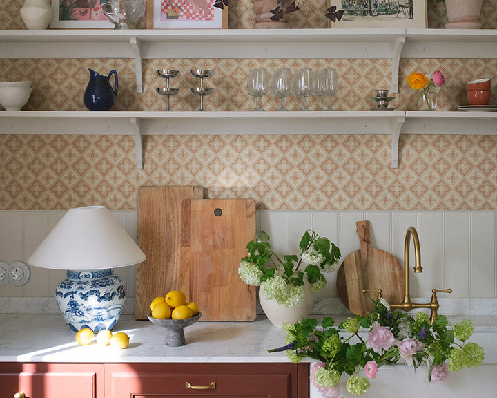 Sandberg Edvin Wallpaper in a kitchen