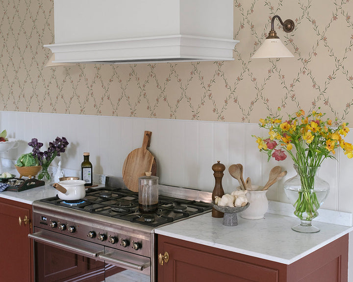 Sandberg Ewa Wallpaper in a kitchen