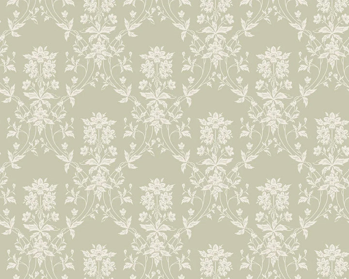 Sandberg Alva Wallpaper in Spring Green