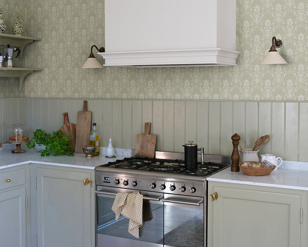 Sandberg Alva Wallpaper in a kitchen