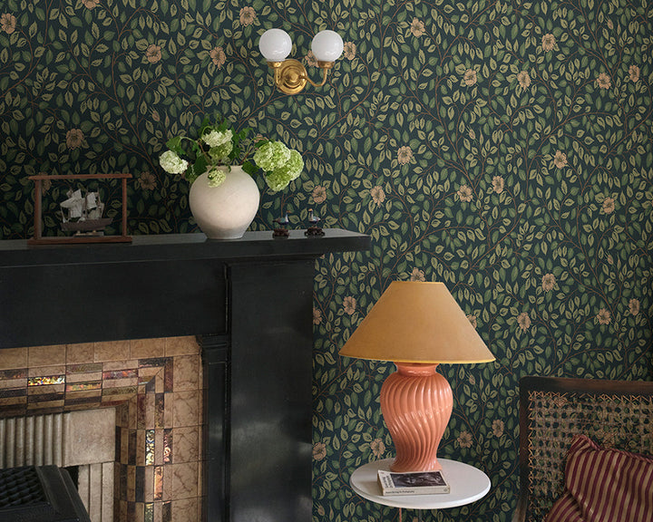 Sandberg Solliden Wallpaper in a living room