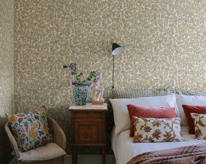 Sandberg Emrik Wallpaper in a bedroom