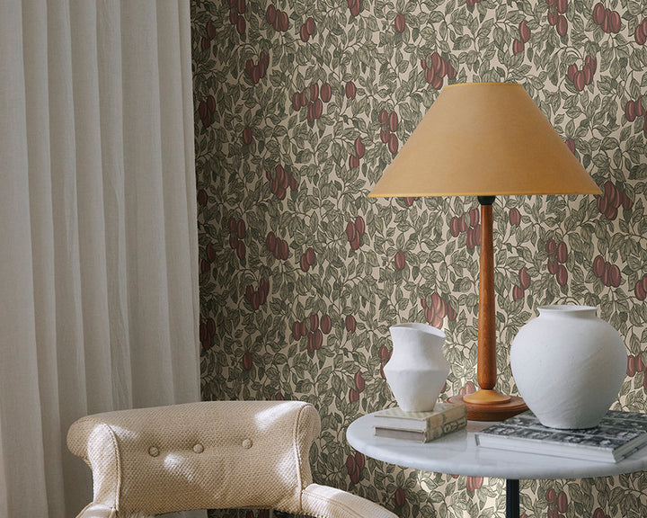 Sandberg Emrik Wallpaper in a living room